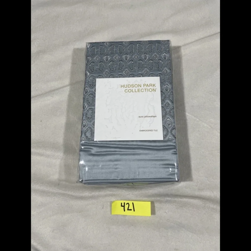 NIB‎ [ 1 Euro European ] Sham for Hudson Park Embroidered Tile